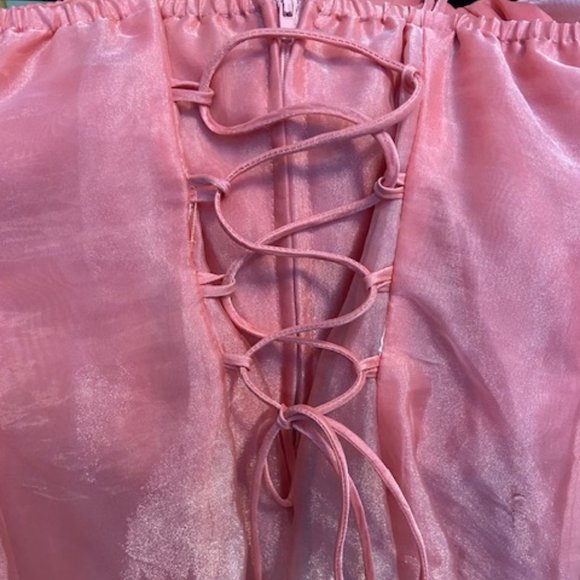 Pink Girls Size 8 Formal Dress - Picture 6 of 7